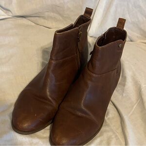 Franco Sarto Chestnut Ankle Booties